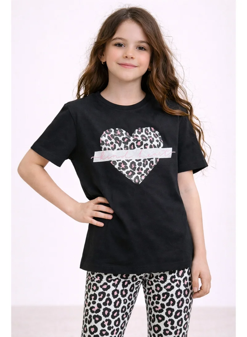 Victor And Jane Multi Girls’ Multipack (2 Pack) – Graphic T-Shirts & Leggings Set (Basic Fit) for Women | Best Price UAE